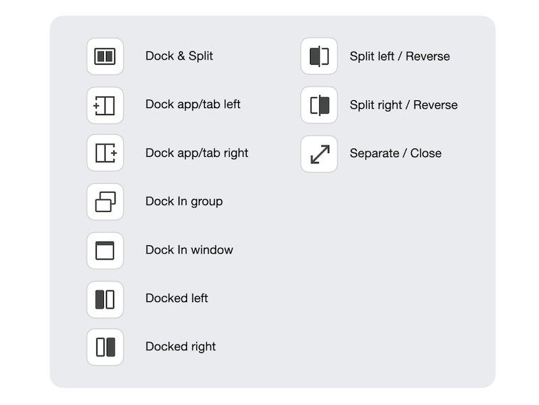 Dock & Split