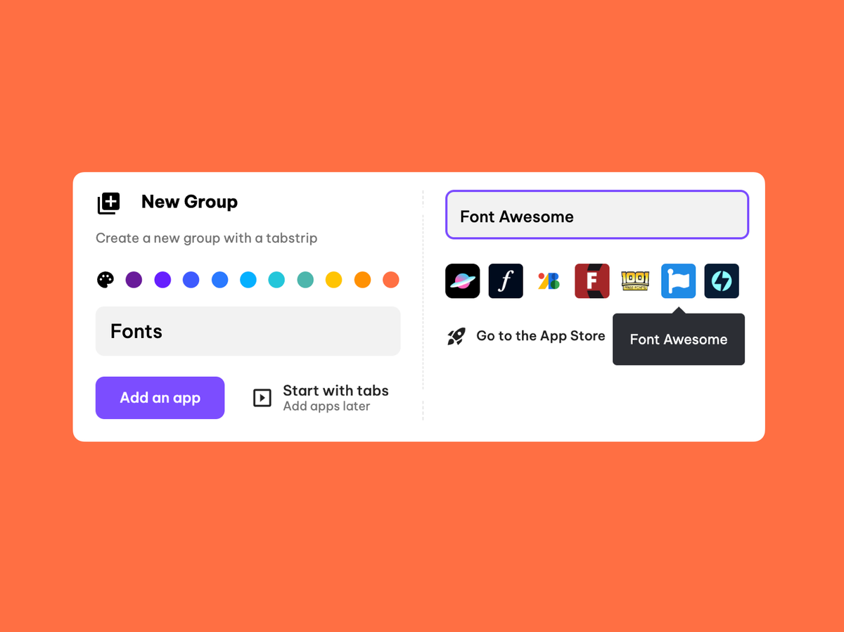 Save time when creating Groups and adding apps.