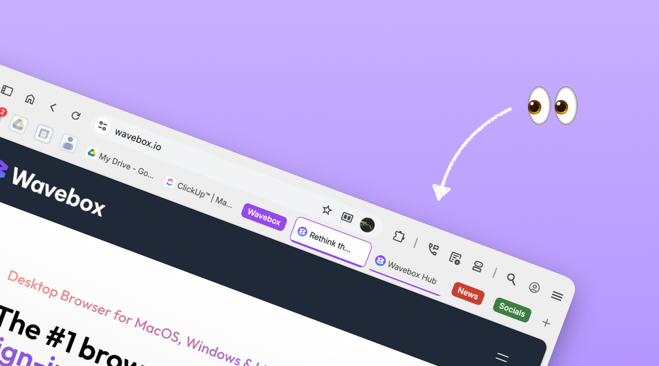 Tab Groups come to Wavebox