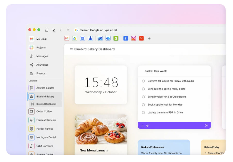 ✨ New in Wavebox: Smart Note checklists, new look Navigator, Chat with Settings & more.